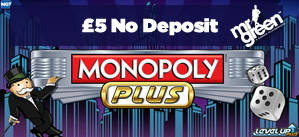 Play Monopoly Plus at Mr Green Casino & get £5 Completely Free!